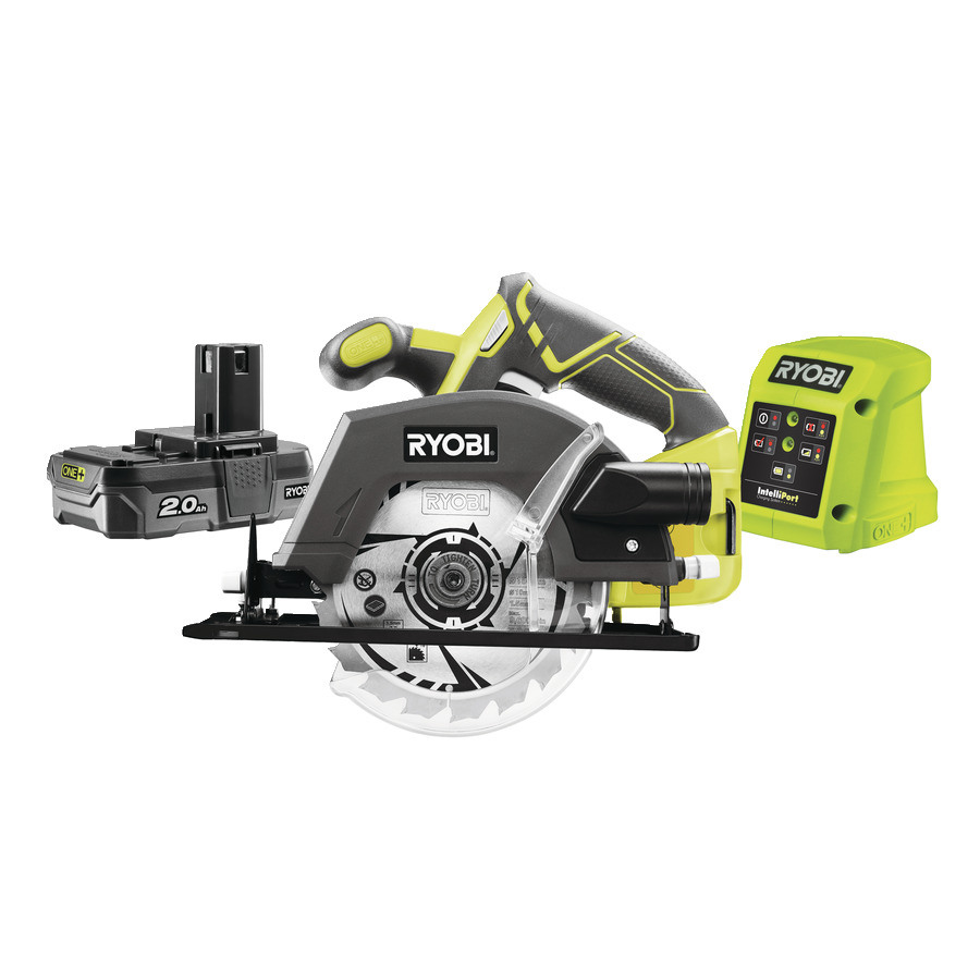 18v Cordless Circular Saw 45mm Cutting Capacity Ryobi